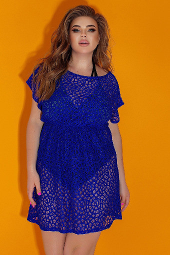 Кружевная туника-платье 0429,3, фото