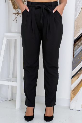 Женские брюки с завышенной талией 03807, фото
